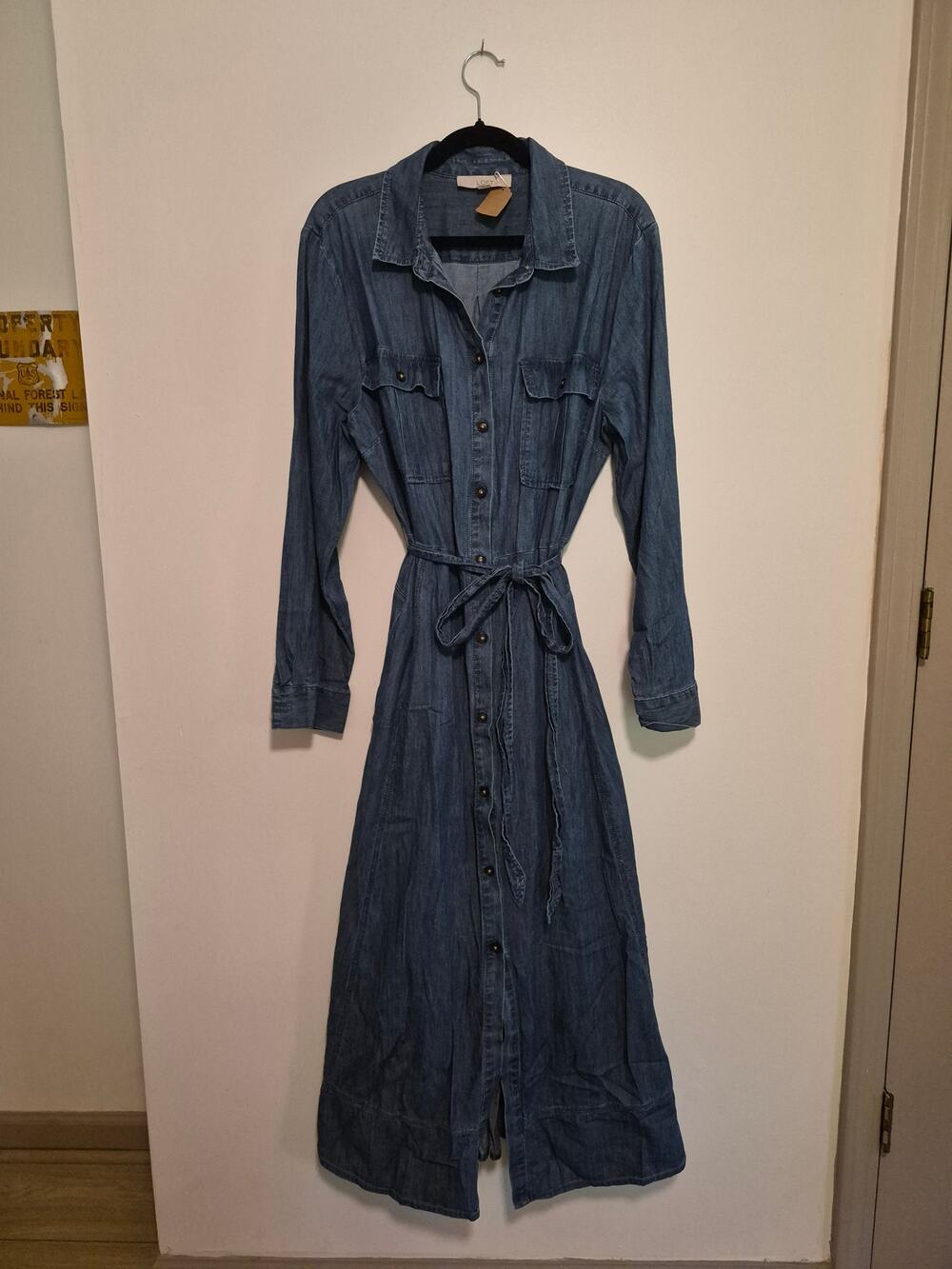 Denim Maxi Dress